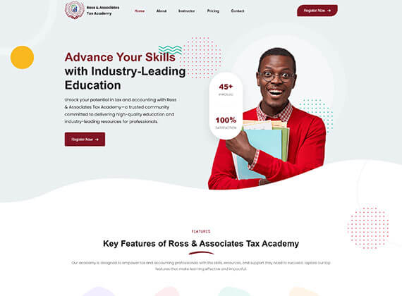 Wolffia Digital Solutions WordPress website design example